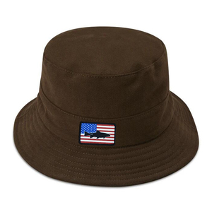 Pêcheur seau chapeau Logo personnalisé Patch chapeau de soleil unisexe poisson lettres seau été seaux chapeaux broderie - Product Image 1