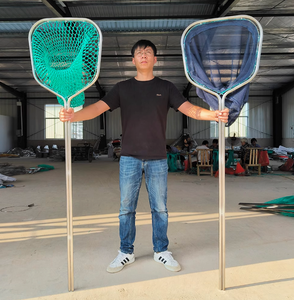 Épuisette pliable <span class=keywords><strong>en</strong></span> acier inoxydable ultra-résistant <span class=keywords><strong>pour</strong></span> la pêche au Tilapia, au Poisson-chat et aux poissons de <span class=keywords><strong>mer</strong></span> – Tailles 1mm, 0.5cm, 1cm, 2cm, 3cm - Product Image 1