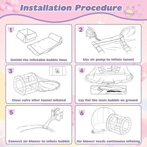 Dôme de camping gonflable sur mesure, transparent et portable, en forme de bulle, pour enfants, disponible en différentes tailles et couleurs - Product Image 6