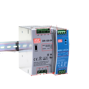 Meanwell <span class=keywords><strong>DR</strong></span>-120-12/24/48V Tipo de riel Fuente de alimentación conmutada industrial 120W a DC Drive Control industrial PLC - Product Image 4