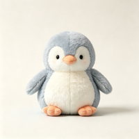 Peluche pingouin personnalisée OEM ODM, jouet en peluche doux et moelleux, poupée animale pour enfants, cadeau, décoration de vacances, peluches promotionnelles