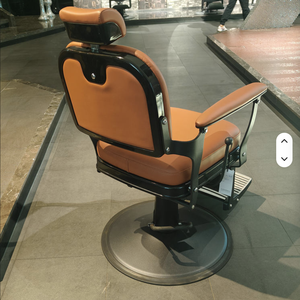 Sillón de Barbería Clásico Tallado de Estilo Chino Nuevo, Personalizado en Color, Estilo Americano, Sillón de Barbería Vintage, Sillón de Barbería Sencillo - Product Image 5