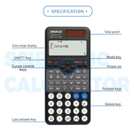 Bon prix 552 fonction calculatrice électronique 10 + 2 chiffres scientifique Calculadora Cientifica impression de Logo personnalisé en plastique