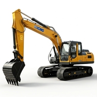 Excavator Crawler Bekas Premium XCMG XE155D 14.6 ton Mesin Cummins Pompa Rexroth Bucket 0.5m Daya 93kW Cat Asli Tanpa Hammer