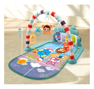 Juguete Deportivo Musical para Recién Nacidos al por Mayor, <span class=keywords><strong>Piano</strong></span> para Niños, Alfombra de Gateo, Estante Educativo para Bebés - Product Image 2
