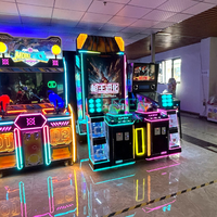 Machine de jeu vidéo de tir à monnayeur pour divertissement d'arcade intérieur, 2 joueurs, simulateur Gun King Evolution, en métal, version anglaise