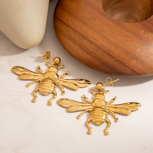 Pendientes Colgantes de Abeja para Mujer, Joyería de Fiesta, Accesorio de Moda DIY con Forma de Insecto, Yiwu - Product Image 4