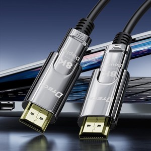 Dtech 50m video <span class=keywords><strong>HDMI</strong></span> Cáp D-A có thể tháo rời kết nối 60Hz mạ vàng 48gbps <span class=keywords><strong>HDMI</strong></span> 2.1 8K @ 60Hz sợi cáp quang - Product Image 4
