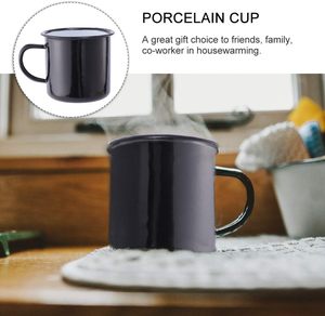 Ventas al por mayor Tin Metal Camfire Mugs Europa Popular 350ml Custom <span class=keywords><strong>Esmalte</strong></span> Cappuccino Mug Stock Serigrafía Camp Mug <span class=keywords><strong>Esmalte</strong></span> - Product Image 5