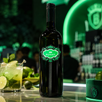 Étiquette de bouteille LED haute luminosité personnalisée pour la promotion de la vigne Longstargift