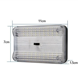 Plafonnier <span class=keywords><strong>de</strong></span> lecture LED blanc 12V 36 LED pour <span class=keywords><strong>voiture</strong></span>, lampe <span class=keywords><strong>de</strong></span> dôme intérieure avec interrupteur marche/arrêt, livraison directe disponible - Product Image 2