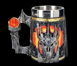 Jarra de Cerveza Medieval de <span class=keywords><strong>El</strong></span> Señor de los Anillos LR21, Tierra Media, Mordor, Gran Capacidad, Acero Inoxidable y Resina, Doble Capa - Product Image 5