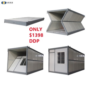 Cgch तह कंटेनर 15 मिनट त्वरित स्थापना सस्ती प्रीफैब निर्माण साइट समुद्र कंटेनराइज्ड हाउस 20 फीट 40 फीट - Product Image 5