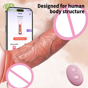 Extenseur de pénis masculin, extenseur de pénis portable, gode réaliste, doux, 100% étanche, plaisir accru et effet retardé - Product Image 1