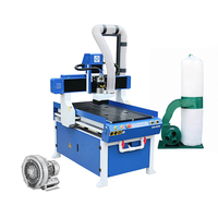 Máquina CNC de Alta Precisión para Trabajos en Madera, 600x900mm, 2.2KW, Eje Único, 3 Ejes, NC Studio/Mach3/RichAuto DSP