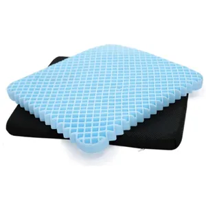 Силиконовая гелевая Подушка SHUNTEX для поддержки поясницы, подушка для сиденья, гель для снятия давления, идеально подходит для офиса