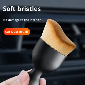 Spazzola per la pulizia del condizionatore d'aria per auto corta strumento di rimozione della polvere interna per fessure - Product Image 2