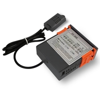 Contrôleur intelligent de température et d'humidité LINO STC-3028 USB pour serre, matériau ABS, personnalisation OEM, indice de protection IP56, 10A