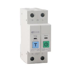 63A Tuya Electric 2P AC90-300V <span class=keywords><strong>30mA</strong></span> Smart WiFi Wireless Timer Schalter Energie KWH Meter Überlast Erdschluss schutz - Product Image 2