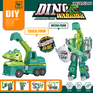 DIY montar nuevo dinosaurio deformado Transporte Camión coche robot juguete <span class=keywords><strong>2023</strong></span> - Product Image 2