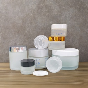 Tarros de Vidrio Esmerilado para Cosméticos al por Mayor, Personalizados, de 5ml, 10ml, 20ml, 30ml, 50ml, 100ml, 150ml, 200ml, con Tapas - Product Image 5