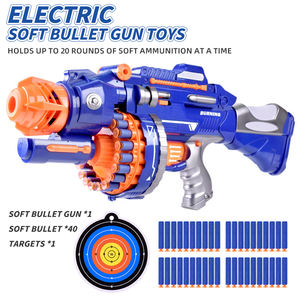 20-round Tiro Contínuo Espuma Bala <span class=keywords><strong>Dart</strong></span> <span class=keywords><strong>Gun</strong></span> Meninos Indoor Outdoor Jogo De Atiramento Eletrônico Automático Eva Soft Bullet <span class=keywords><strong>Gun</strong></span> Toy - Product Image 3
