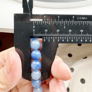 Pulsera de <span class=keywords><strong>Aventurina</strong></span> azul con cuentas elásticas de 8mm de piedra energética de poder curativo natural - Product Image 5
