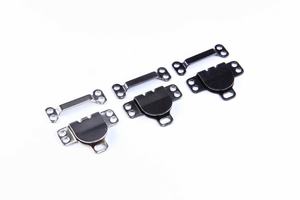 Crochets de vêtement en acier inoxydable 304 avec finition en nickel noir pour pantalons et jupes - Product Image 3