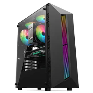 RGB-панель с подсветкой, игровой компьютерный корпус, стиль привычки к игре, низкий рынок, Лидер продаж, игровой чехол для ПК