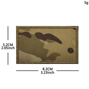 Parche de Bordado en Blanco para DIY, de Poliéster, Color Sólido, Camuflaje, Insignia Creativa, Táctica, para Brazalete, Deportes al Aire Libre, en Stock - Product Image 5