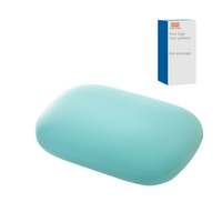 Oreiller de cou ergonomique portable en mousse à mémoire de forme, forme tendance, personnalisé, motif végétal/uni, anti-bactérien, OEM usine