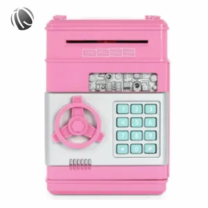 Auto-Rolling Geld Passwort sicher Mini kreativ gemalt Geldautomat Sparschwein Kinder elektronisches Sparschwein Spielzeug