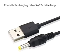 Cable de carga de alimentación Usb a CC Dc/5,5x2,1 5,5x2,5 3,5x1,35 4,0 1,7x2,5x0,7 para fuente de alimentación de dispositivos electrónicos universales