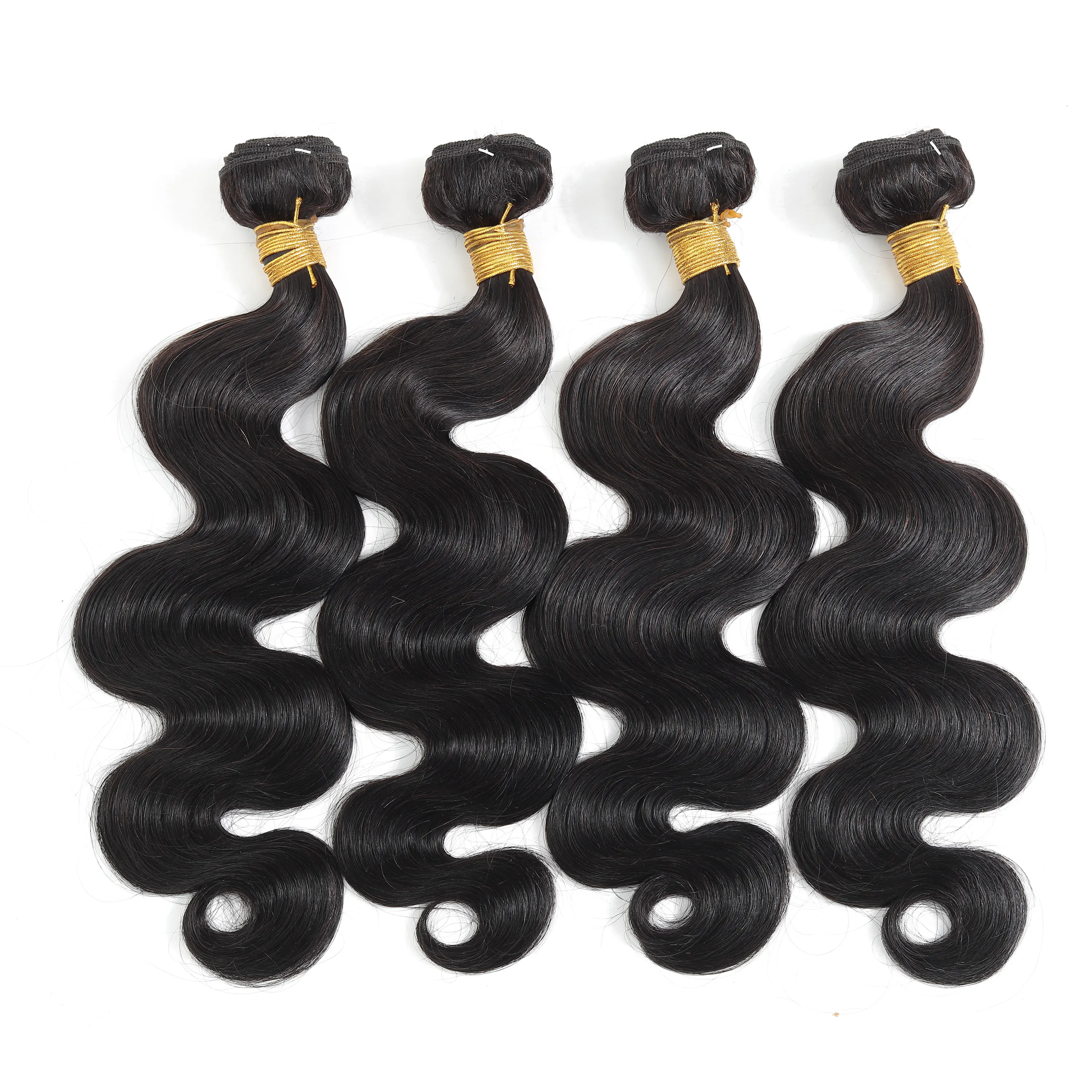 Wholesale Grade 12A Brazilian Cuticle Aligned Human Hair Body Wave 100% Human Hair Extension For Black Women Natural Color Remy