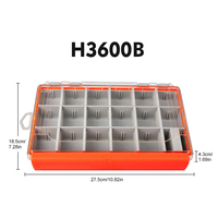 WEIHE H3600/3700 Tackle Leurre Accessoires Boîte De Rangement Forte Étanche En Plastique Carpe Tackle Box
