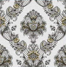 Estate 3D carta da parati in vinile rivestimento murale, disegni damascati decorazione per la casa carta da parati moderna PVC disegno grafico geometrico 53cm - Product Image 2