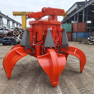 3 Ton 5 Ton 10 Ton Hydraulic Orange Peel <b>Grab</b> Bucket for Overhead and Gantry Crane - Product Image 1