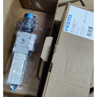 Filtre et régulateur d'air comprimé pneumatique industriel FESTO avec manomètre LFR-1/4-D-MINI-A 159635 MS4-LFR-1/4-D7-ERV-AS 529158
