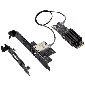 Tarjeta Ethernet de escritorio interna con cable MMUI 10G, adaptador de red M.2 AQC113 B+M Key de 10Gbps, modelo de servidor de bajo consumo y alto ancho de banda - Product Image 5