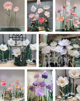 MILE mariage toile de fond d'entreprise bricolage décor géant fleur fleurit magnifique fleur de papier pour décor de fête