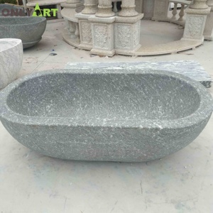 <span class=keywords><strong>Baignoire</strong></span> autoportante en pierre de <span class=keywords><strong>marbre</strong></span> <span class=keywords><strong>noir</strong></span> naturel de haute qualité - Product Image 3