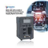 Alimentation externe MUKEREN Entrée AC220V Contrôleur numérique PWM 2 canaux Sortie 24V Déclenchement par bord + niveau 200W Charge maximale 3PIN2