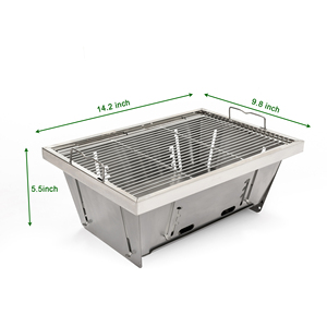 Bbq Outdoor Modern Square <b>Gas</b> <b>Fire</b> <b>Pit</b> Patio Garden Eco-Friendly Party - Product Image 6