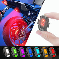 Luces Estroboscópicas de Dron para Motocicleta, Luz Led Usb Anticolisión para Bicicleta, Avión, Vuelo Nocturno, Mini Luz Intermitente de Señal de Advertencia