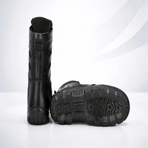 Bottes en cuir pour hommes durables avec semelle antidérapante, confortables, élégantes, décontractées, pour tous les jours, chaussures d'hiver - Product Image 2