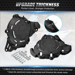 Kit de couvre-carter d'allumage et d'embrayage NICECNC PA6 pour KTM 250 300 EXC XCW 2024 250XC <span class=keywords><strong>300SX</strong></span> 2023-2024 - Product Image 4