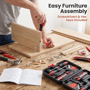 Juego de Herramientas Manuales Multiusos de 15 Piezas <span class=keywords><strong>para</strong></span> <span class=keywords><strong>Muebles</strong></span> Listos <span class=keywords><strong>para</strong></span> Armar y Reparaciones Generales del Hogar - Product Image 4