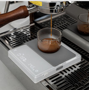 French Press Kaffee verhältnis 2KG Schwarz-Weiß Minimalist isches Design Mini-Größe LED-Bildschirm Timer Digitale Kaffee waage - Product Image 3