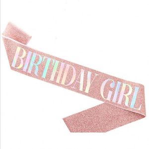 Écharpe scintillante pour fête d'anniversaire 18 21 30 40 50, écharpe pour fille d'honneur, décorations et fournitures pour fête d'anniversaire X3161 - Product Image 2