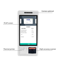 Nuevo Kiosco de Pago Minorista con Báscula, Caja Registradora sin Efectivo, Pantalla Táctil, SDK, Reconocimiento Facial y Lector de Códigos de Barras